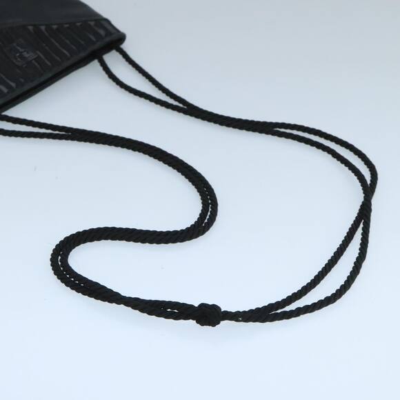 FENDI Shoulder Bag Leather Black - Picture 7 of 12